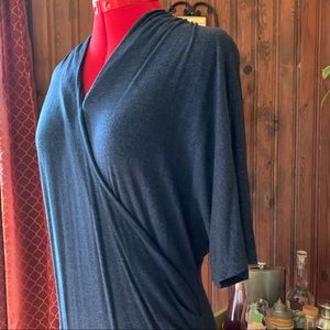 Banana Republic Pullon Wrap Dress Sz L